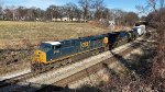 CSX 5407 leads D700 under E. Market St. Bridge.